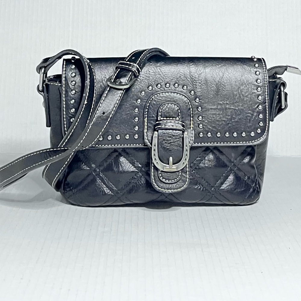 Stylish Black Leather Women's Bag
